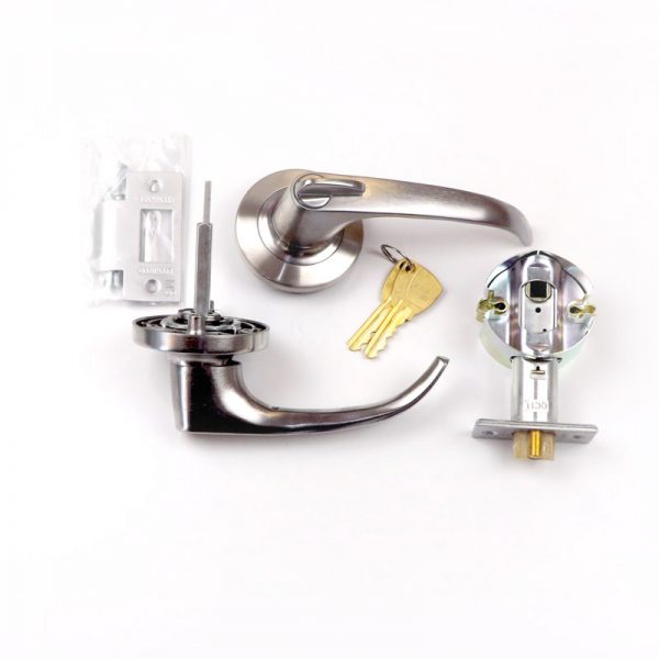 Swing Door Lock Latch Chrome/Brass