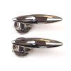 Narrow Backset & Striker Plate Lockset Stainless Steel