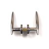 Narrow Backset & Striker Plate Lockset Stainless Steel