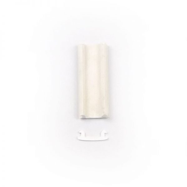 Sliding window track insert infill 1000 series white
