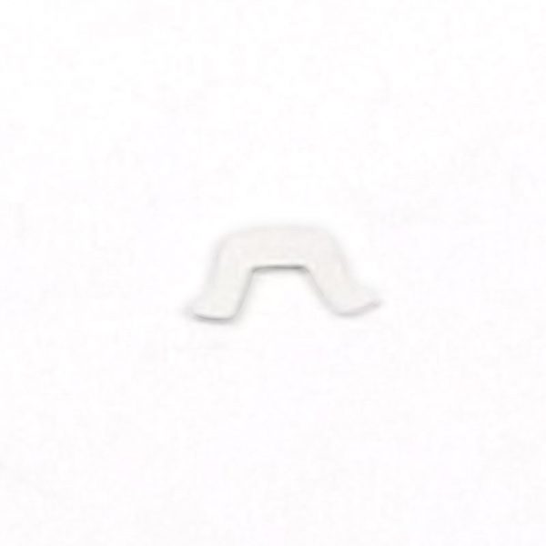 White Aluminium Frame Rubber Screw Cover Trim