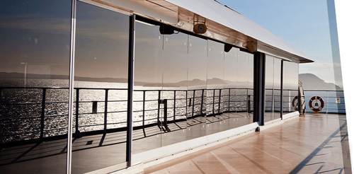 Flush Glazed full door