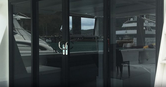 Custom ALFAB marine doors