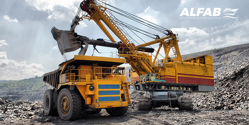 Large machinery windows