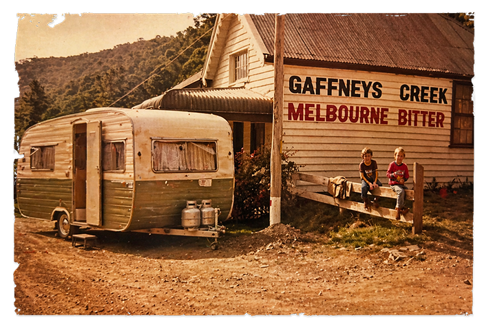 Vintage caravan from ALFAB's early years